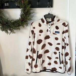 ✨ NWOT Kavu Women's Cavanaugh Pullover - Snow Pine